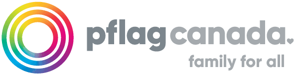 pflag canada rainbow colour family for all logo.